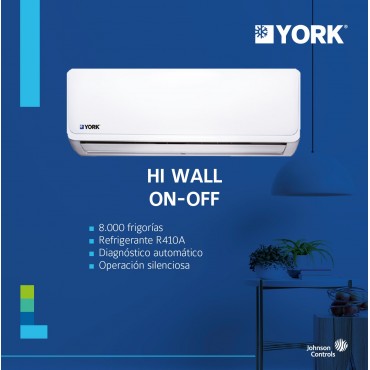 Aire acondicionado York 8000 Frío/Calor Inverter Smart