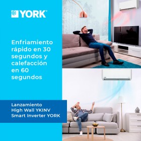 Aire Acondicionado York 4500 Inverter Frío/Calor