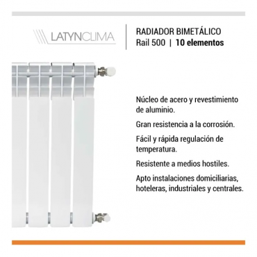 Radiador Latyn Rail 500